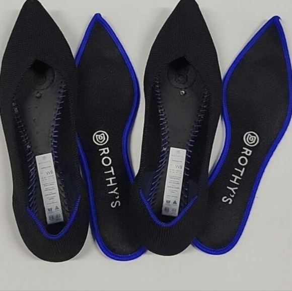 Rothy's Black and Blue Flats - Picture 11 of 12
